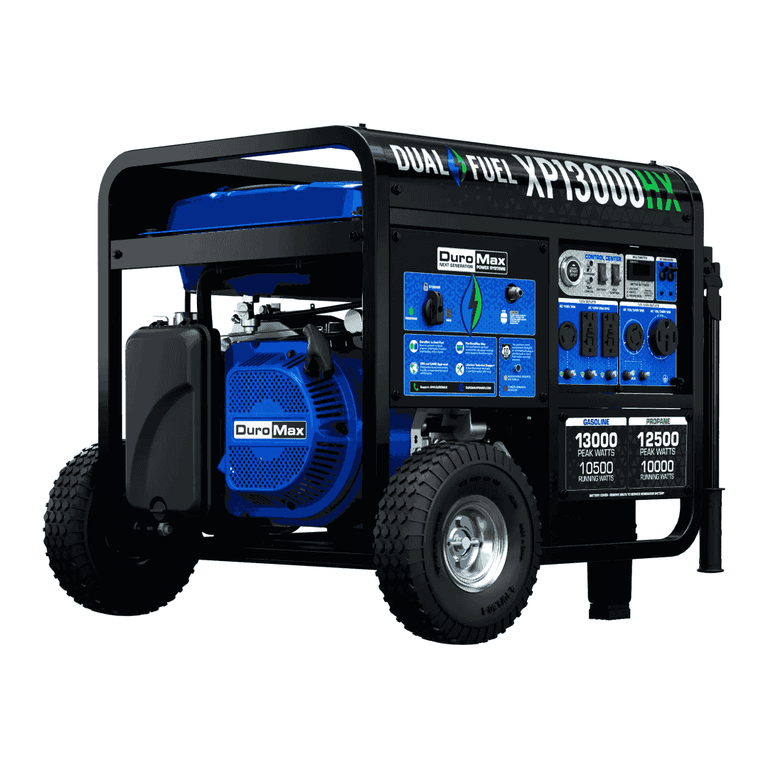 DuroMax XP13000HX Dual Fuel Portable Generator