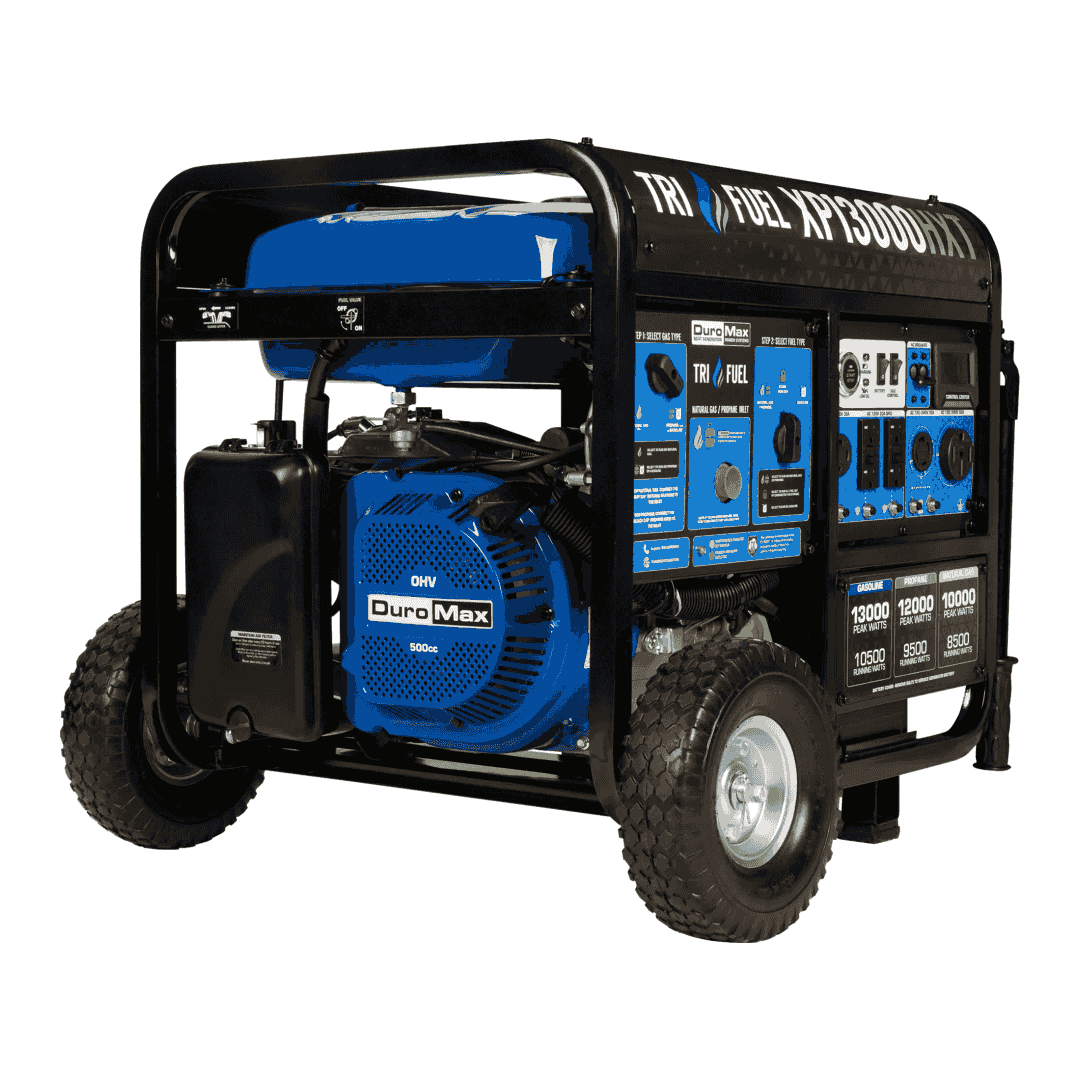 DuroMax XP13000HXT Tri Fuel Portable Generator