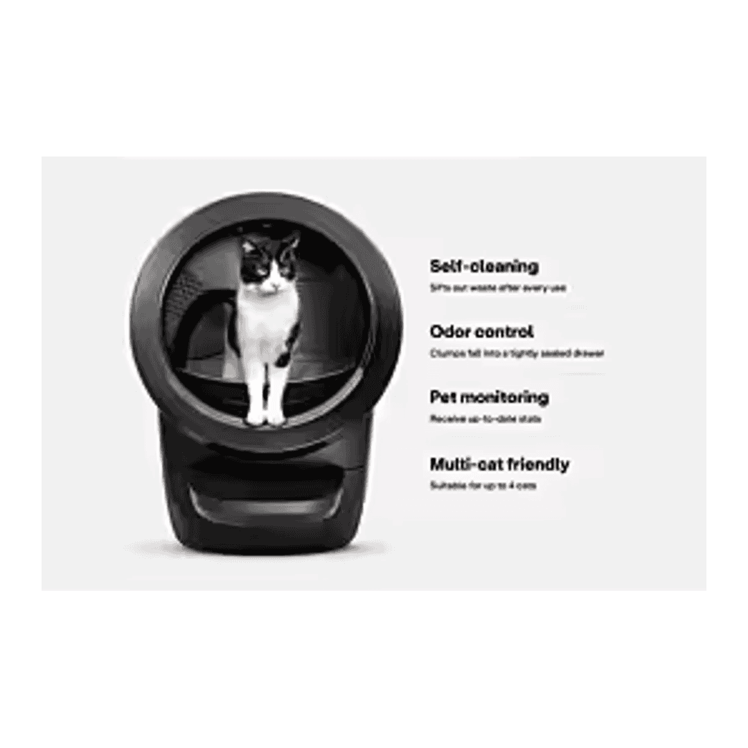 Whisker Litter-Robot 4 with Step and Waste Drawer Liners
