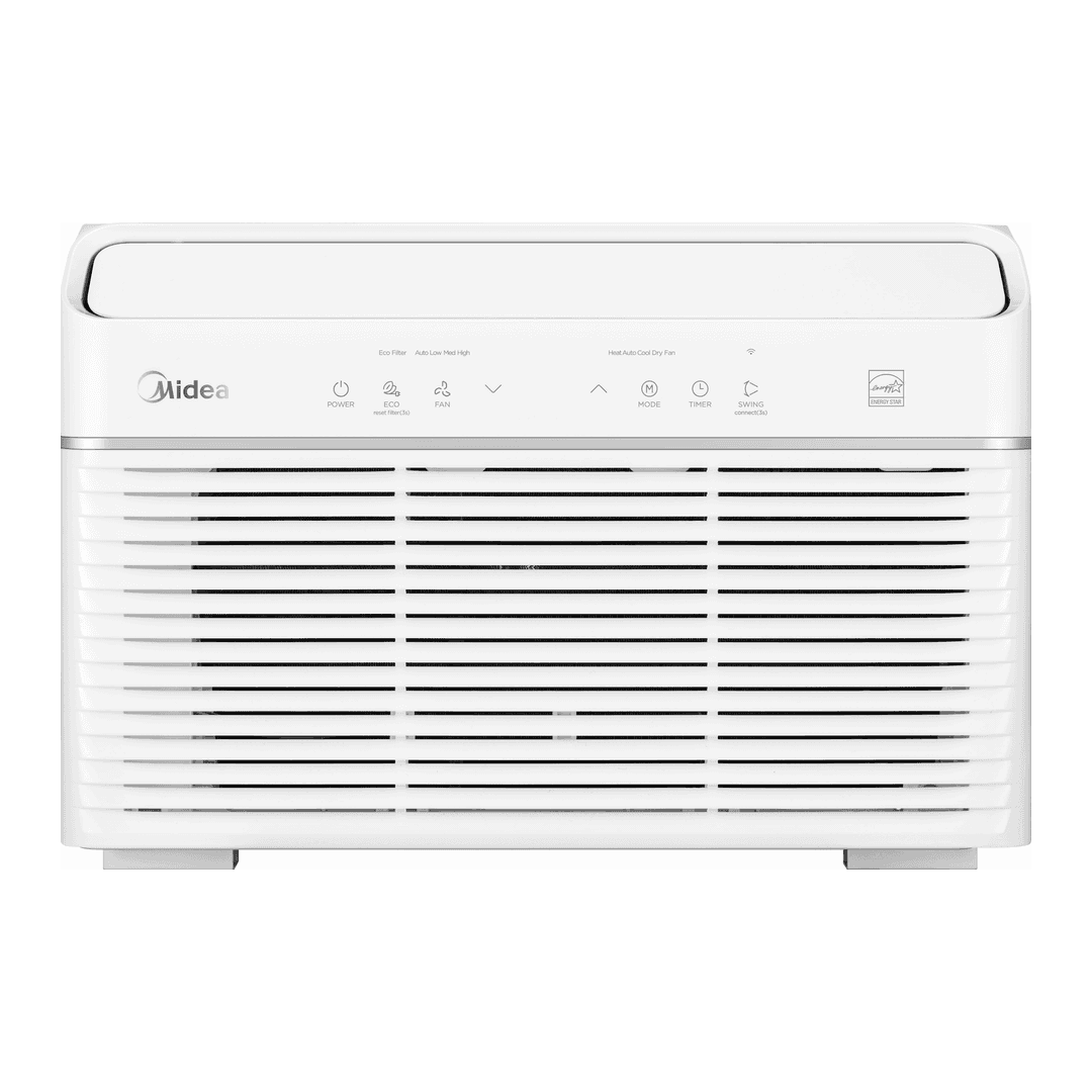 Midea Smart Inverter Window Air Conditioner with Heat, 8,000 BTU