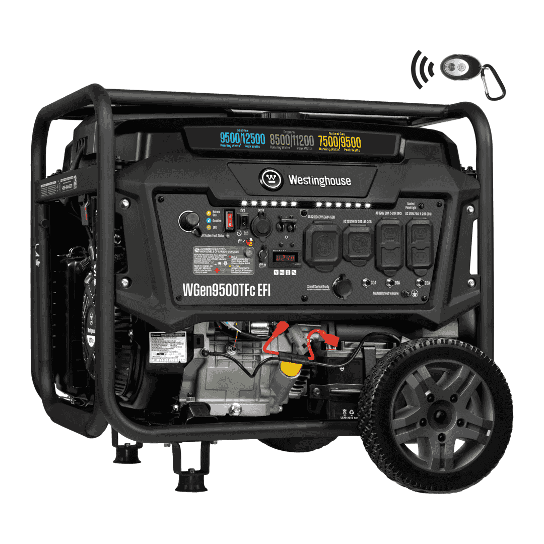 Westinghouse WGen9500TFc EFI Tri-Fuel Generator
